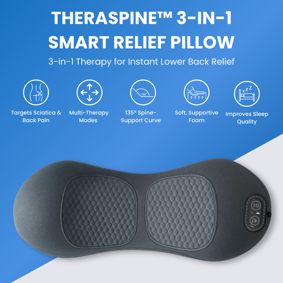 BackEase Pillow orthopedic back support pillow