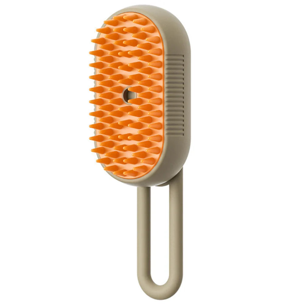 Gentle Pet Steam Brush for reducing pet shedding