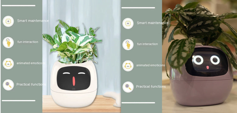 Smart Planter - Over 49 Rich Expressions - 7 Smart Sensors