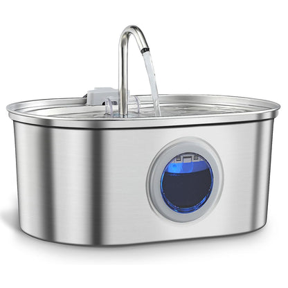 Stainless Steel Cat Water Fountain – Vet-Approved Hydration for Healthy Pets
