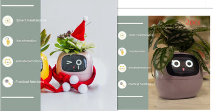 Smart Planter - Over 49 Rich Expressions - 7 Smart Sensors