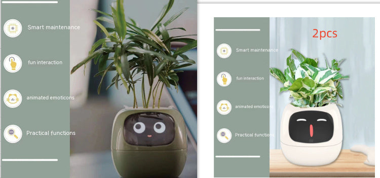 Smart Planter - Over 49 Rich Expressions - 7 Smart Sensors