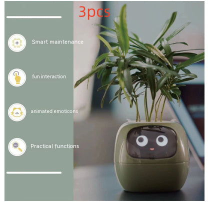 plant pot that shows emotions Smart Planter - Over 49 Rich Expressions