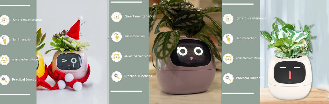 Smart Planter - Over 49 Rich Expressions - 7 Smart Sensors