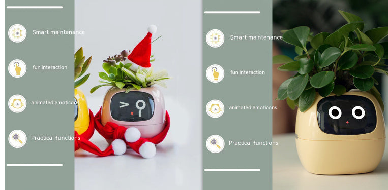 Smart Planter - Over 49 Rich Expressions - 7 Smart Sensors