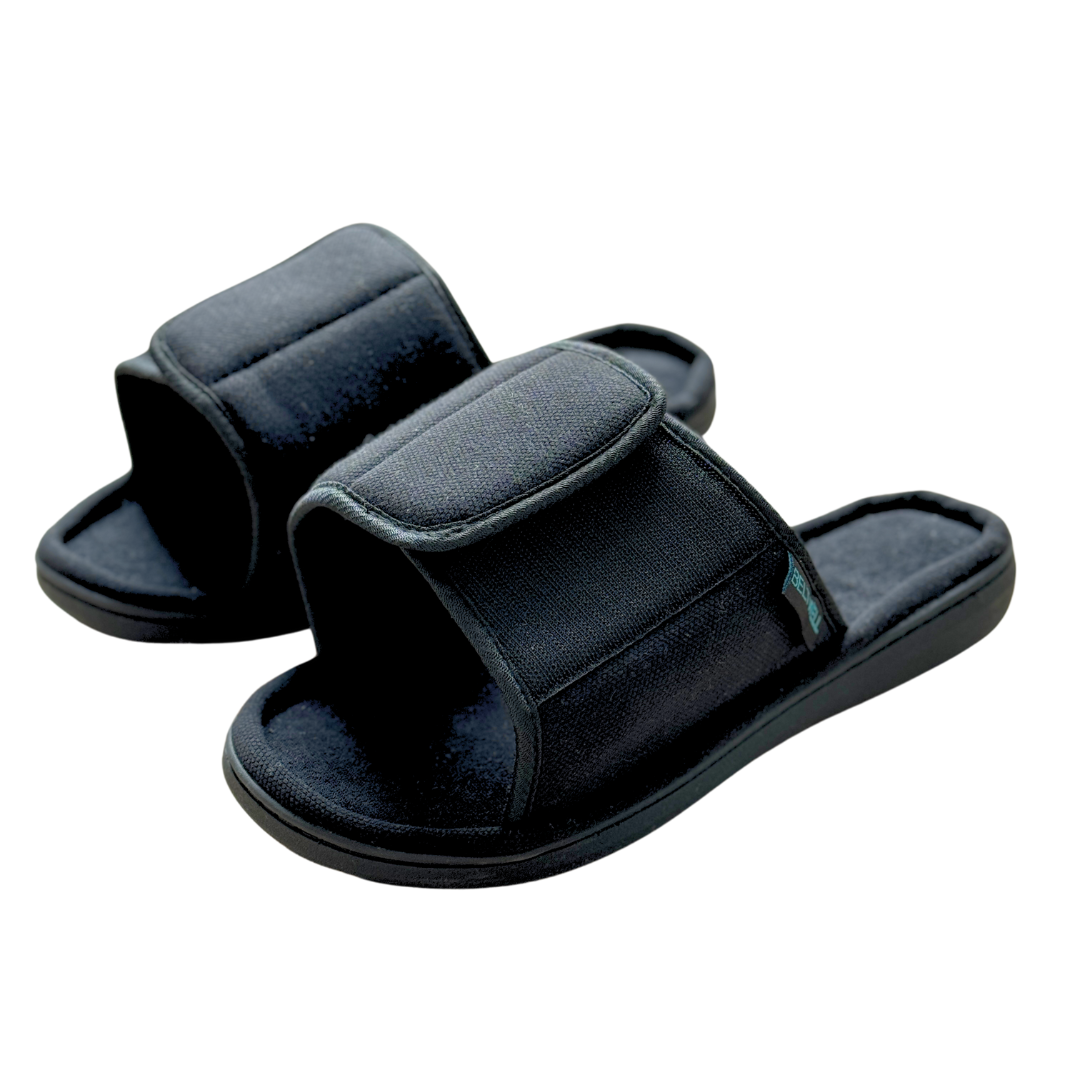 👣 Super-Wide & Adjustable Slippers for Swollen Feet – Ultimate Comfort for Men & Women