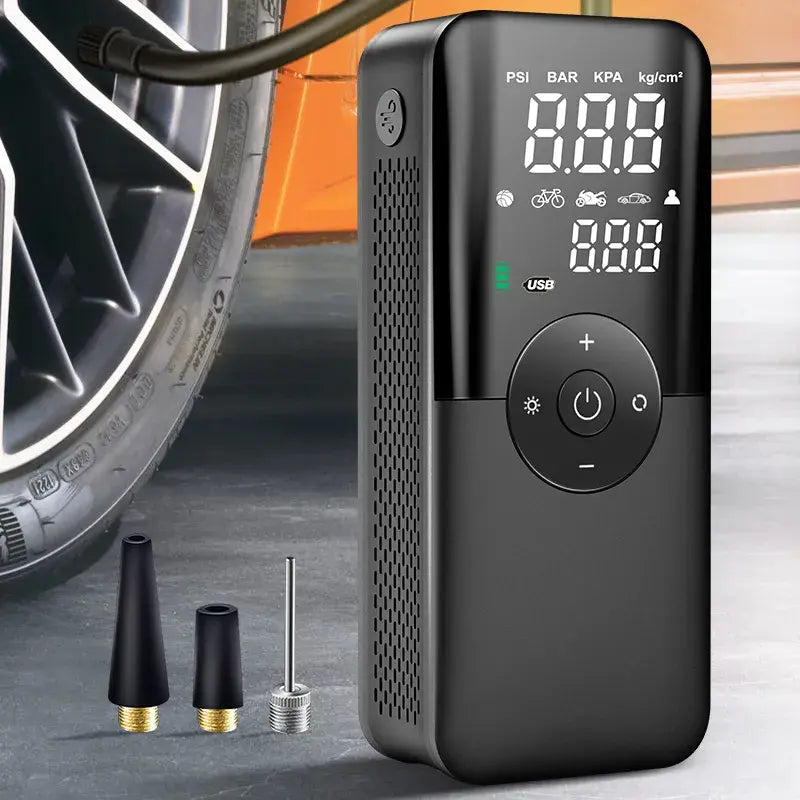 Rechargeable Air Pump Tire Inflator Portable Compressor