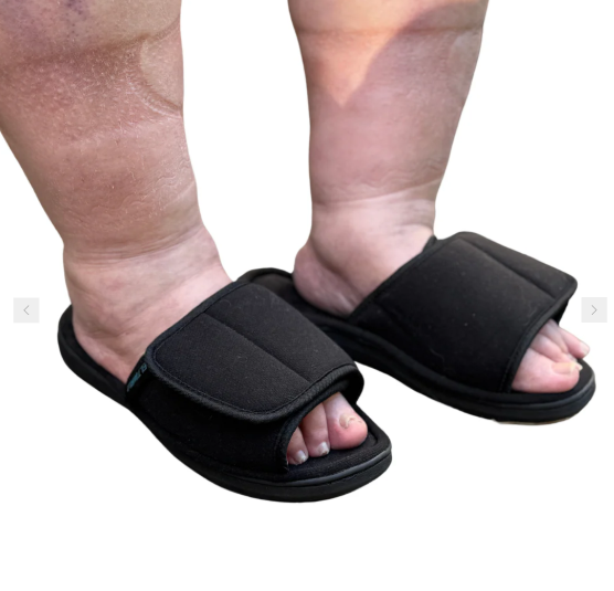 👣 Super-Wide & Adjustable Slippers for Swollen Feet – Ultimate Comfort for Men & Women