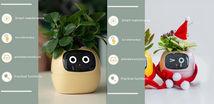 Smart Planter - Over 49 Rich Expressions - 7 Smart Sensors