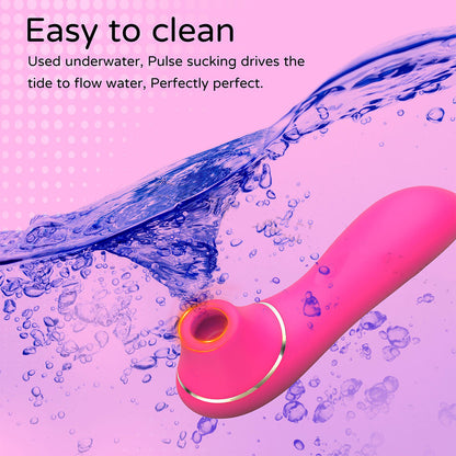 Luxury Women’s Massage Vibrator – Dual Stimulation with 40 Pleasure Modes