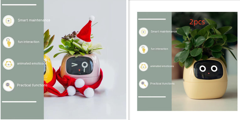 Smart Planter - Over 49 Rich Expressions - 7 Smart Sensors