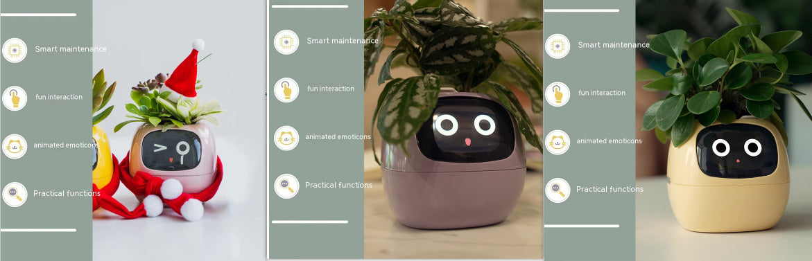 Smart Planter - Over 49 Rich Expressions - 7 Smart Sensors