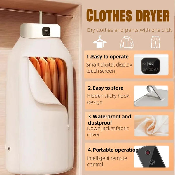 Compact Travel Clothes Dryer